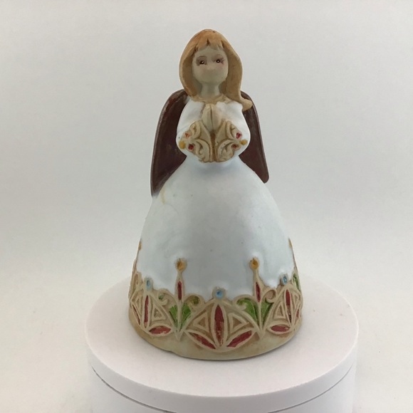 Stoneware Angel Bell - Picture 1 of 12